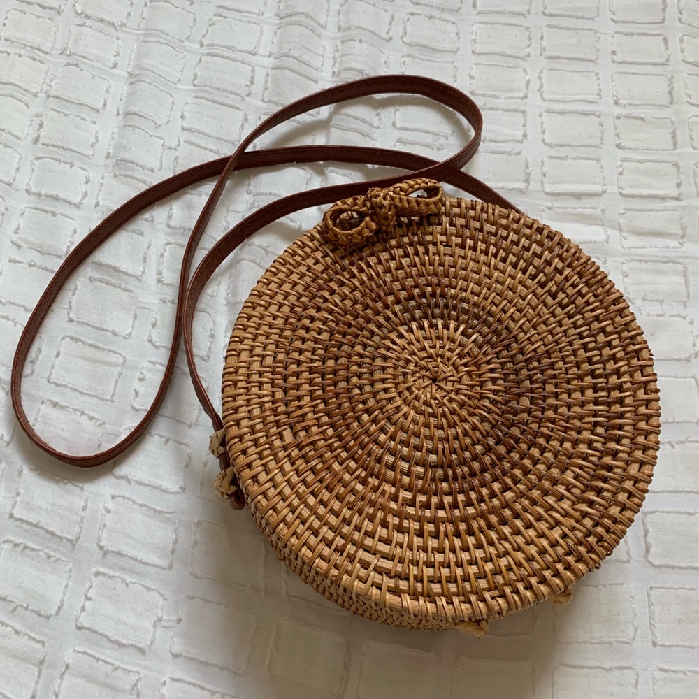 Round Straw Bag